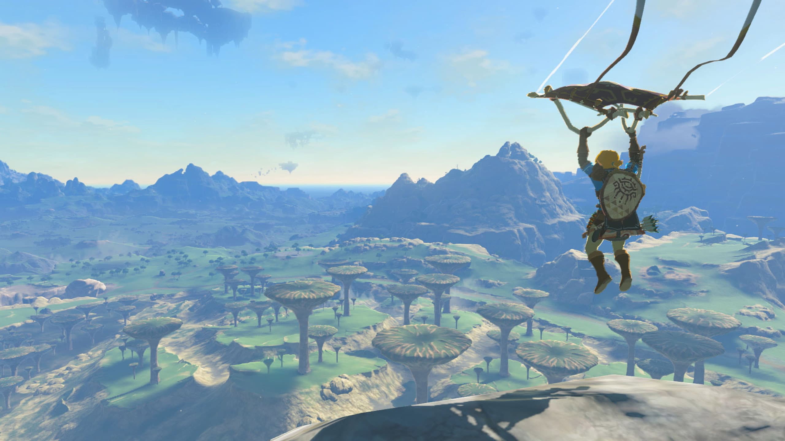 paragliding in zelda